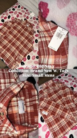 Mens Old Navy Loose Fit Plaid Shirt