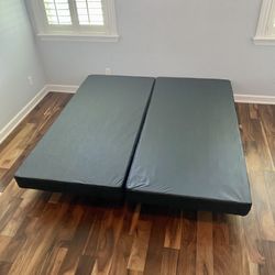 King Size BOX SPRINGS Foundation for Mattress New Of Factory With it’s Plastic Available In All Size Delivery Same Day