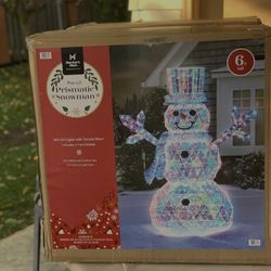 Pre Lit Snowman 6ft. Tall