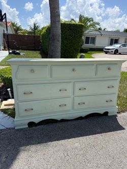 Real wood dresser