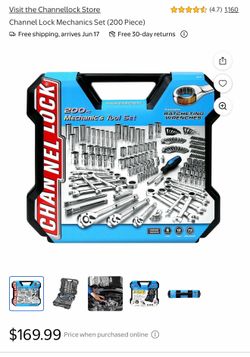 Channel Lock Mechanics Set (200 Piece)