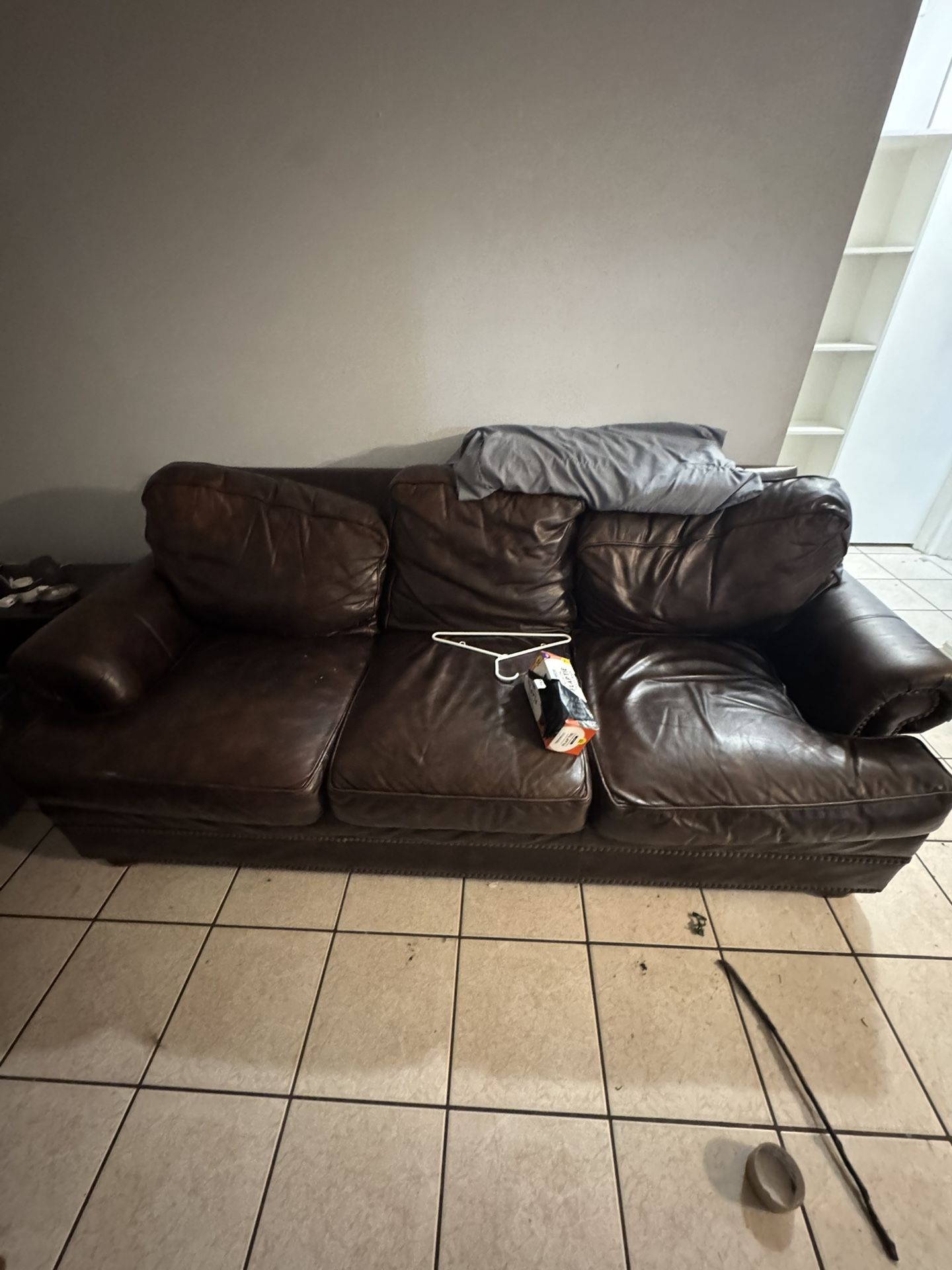 Real Leather Couch