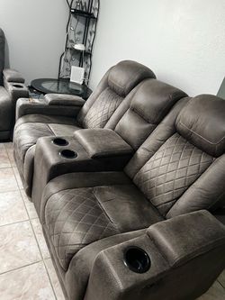 Electric sofa set like new