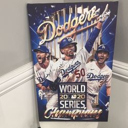 Canvas $25 Mookie Betts / Cody Bellinger / Clayton Kershaw
