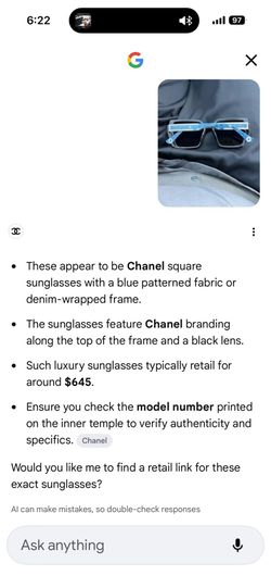 Chanel glasses