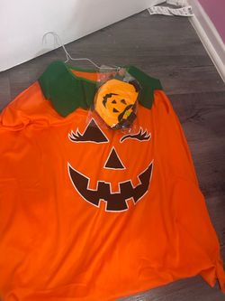 One size poncho orange