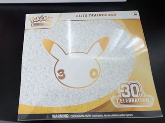 Pokémon 30th celebration elite trainer box etb sealed