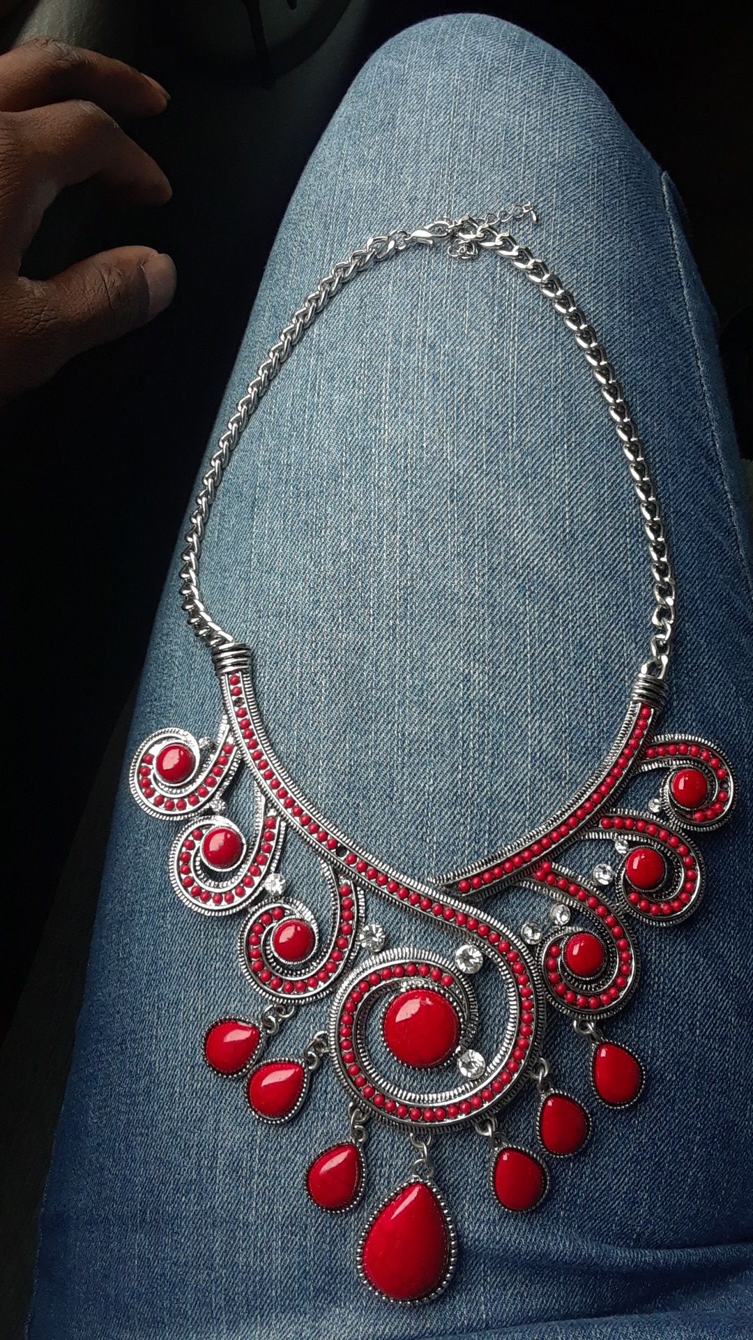 Beautiful red necklace