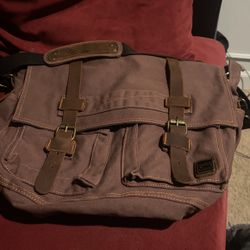 Canvas Messsnger Backpack 
