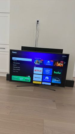 55” Samsung flat TV with stand