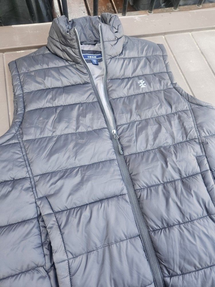 Izod Puffer Vest Outdoors Mens Large