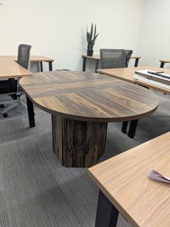 Walnut wood table