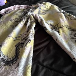 pink and yellow pajama pants 