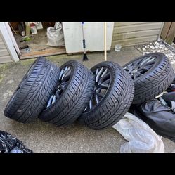 OEM Audi S4 Rims With Brand New Bridgestone Tires