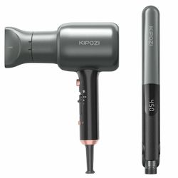 KIPOZI Professional Powerful Hair Dryer & Straightener Set