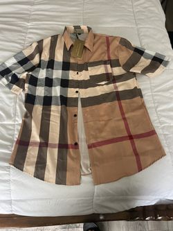 Burberry Short Sleeve Button Up 