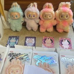 4 Big Into Energy Labubus - Luck, Hope And Loyalty 