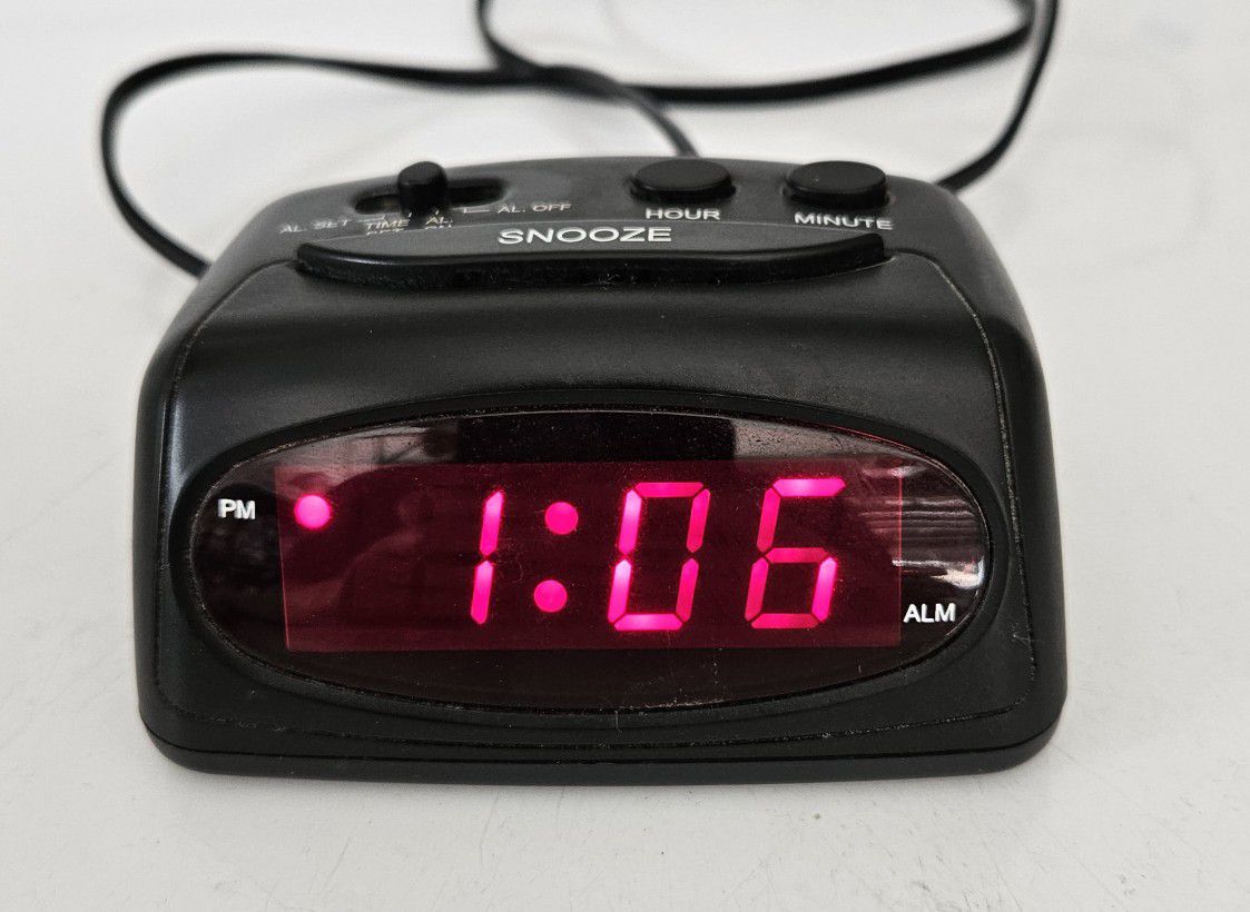 Black Alarm Clock 