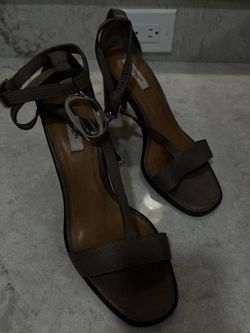 Coach- Double Ankle Strap Heel