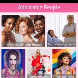 Silicone Breast Forms Fake Boobs for Mastectomy Prosthesis Transgender