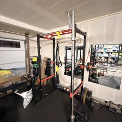 Squat Rack With Weights