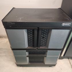 Cobalt Garage Cabinet