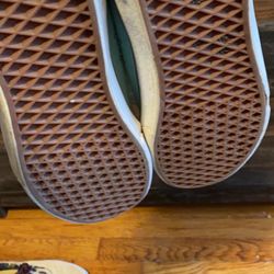 Men’s Size 9 Vans Baby Blue Floral Design