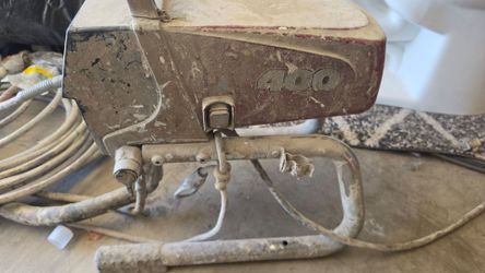 Paint spray machine without gun.