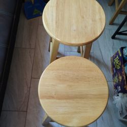 Bar Tall Stools Wood 29"