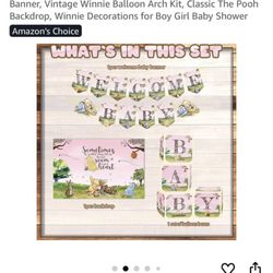 Winnie The Pooh Decorations / Baby Gender Reveal/ Baby Shower/ Welcome Baby