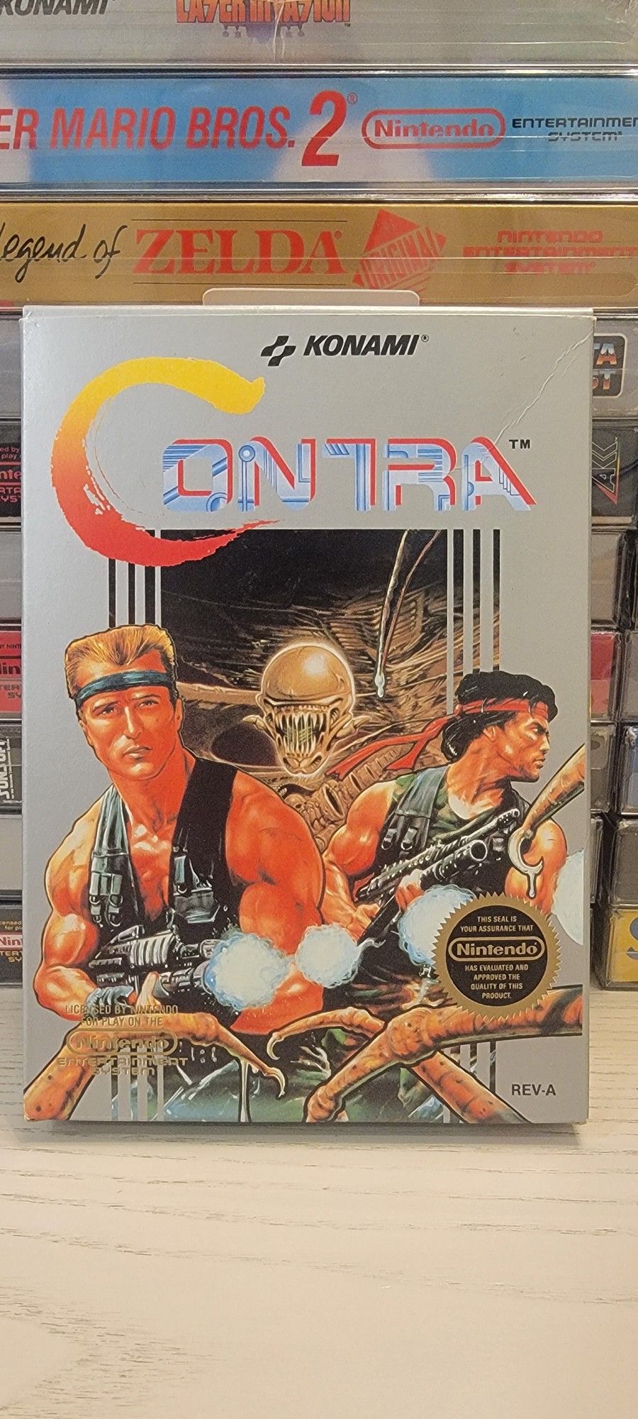NES NINTENDO CONTRA CIB 1ST PRINT 