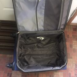 Blue Samsonite Suitcase 4 Wheels 9 X 15 X 21 