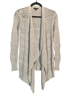 American Eagle Outfitters loose-knit beige bohemian cardigan