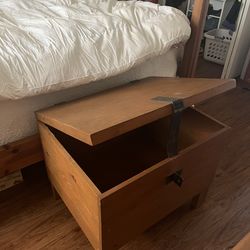 Cedar chest with wrought iron hardware