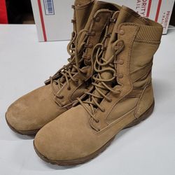 Men's 13 8" Coyote Tan Tactical Research Military Waterproof Combat Boots 