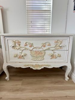 Shabby Chic 2 Drawer Dresser/Chest
