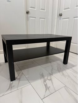Coffee IKEA black table
