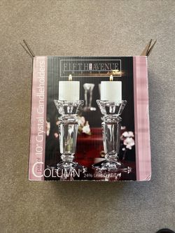 Fifth Ave Crystal Candleholders