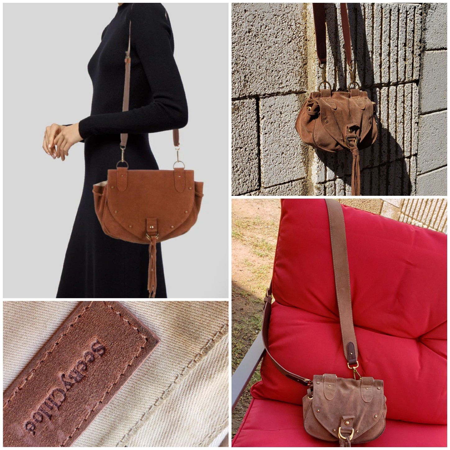 SEE BY CHLOÉ Collins Suede Crossbody Bag