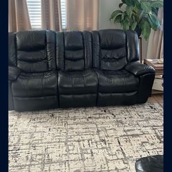 Leather Reclining Sofa Set – 2-Seater + 3-Seater