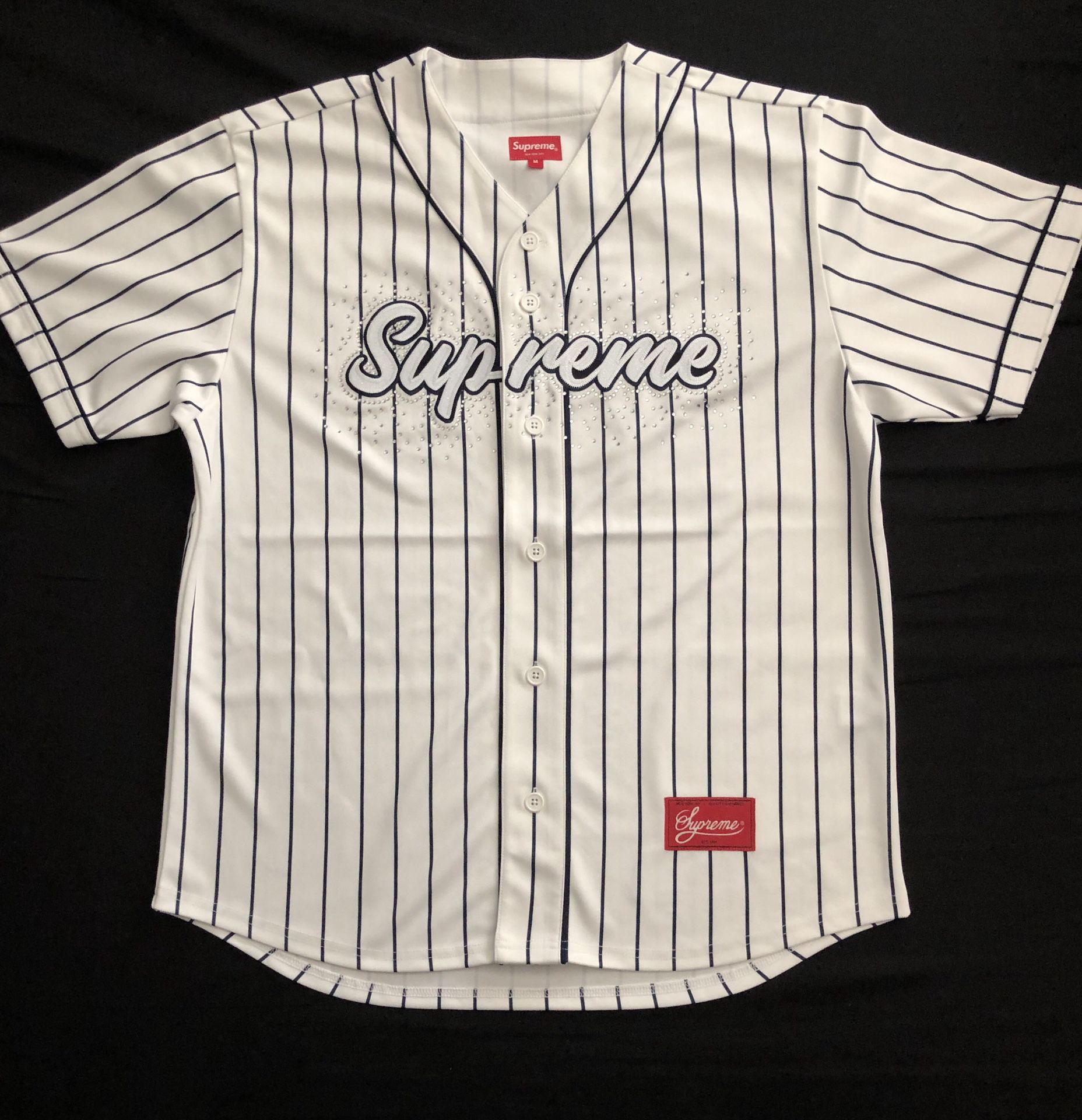 Supreme Pinstripe jersey SS20 New and unused size Medium