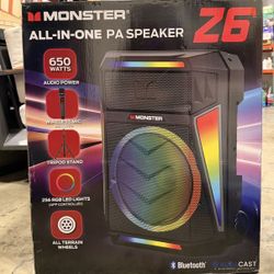 Monster Z6 All-in-One PA Speaker Brand New In Box 