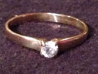 14k solid gold fancy style ring size