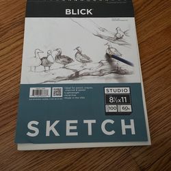 Sketch Book. 3-4 Pages Have Been Used And Ripped.