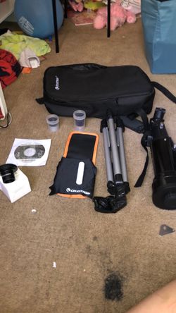 Celestron Telescope with Carry Bag and Accessories