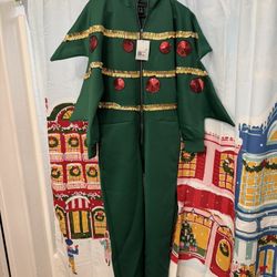 Christmas Tree Onesie For Adults