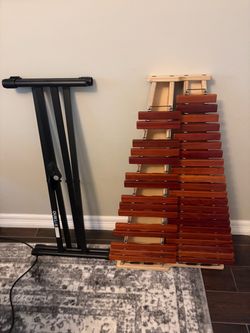 Marimba Warehouse MWX Wooden Marimba with Stand, Mallets & Music Stand Used