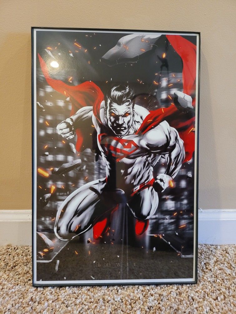 Superman Framed Art