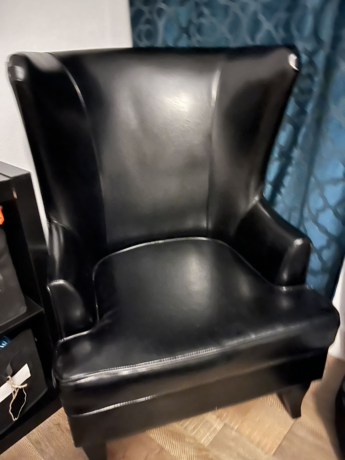 (Leather)Christopher Knight Home High Back wing Chair