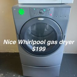 Nice Whirlpool Gas Dryer